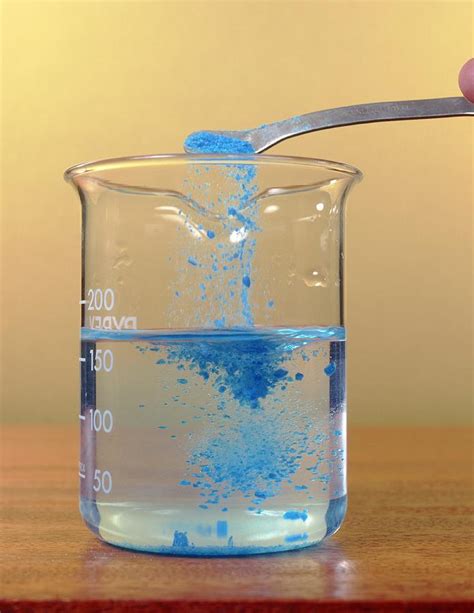 add copper sulfate crystals to distribution box|copper sulfate in water.